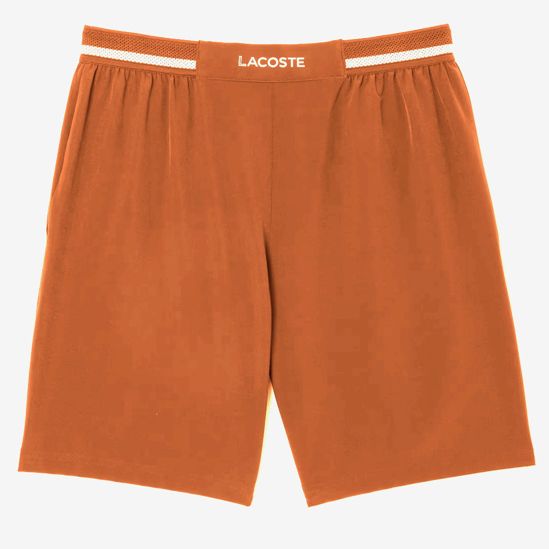 Lacoste Men's Djokovic X Tennis Short - Orange/White