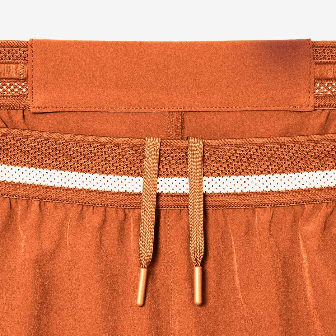 Lacoste Men's Djokovic X Tennis Short - Orange/White