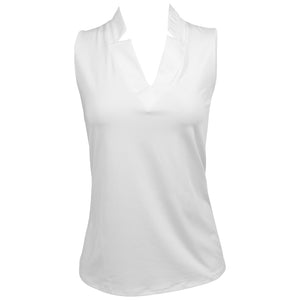 Lucky In Love Chi Chi Tank - White