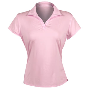 Lucky In Love Women's Day Club Short Sleeve Polo - Pink