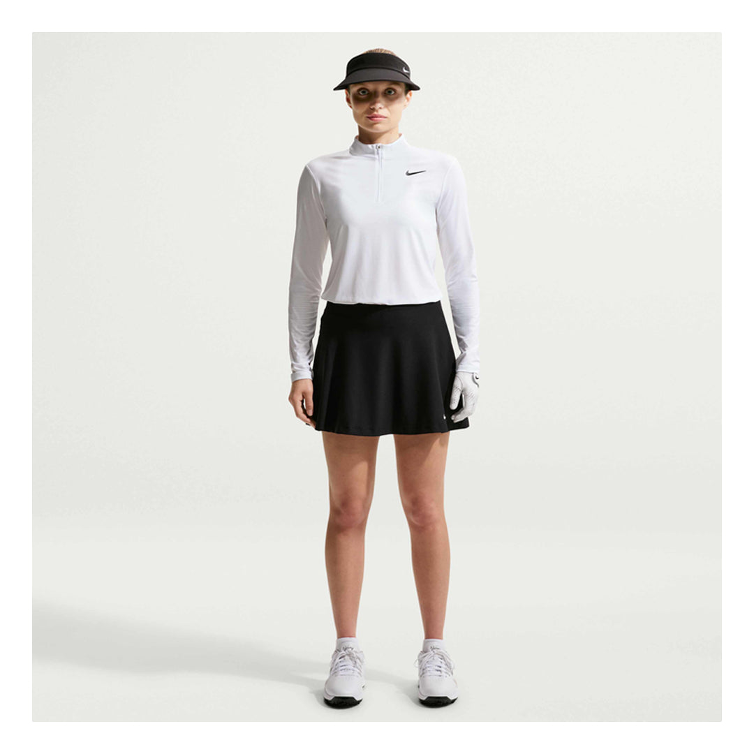 Nike Women's Victory UV 1/2 Long Sleeve Zip - White