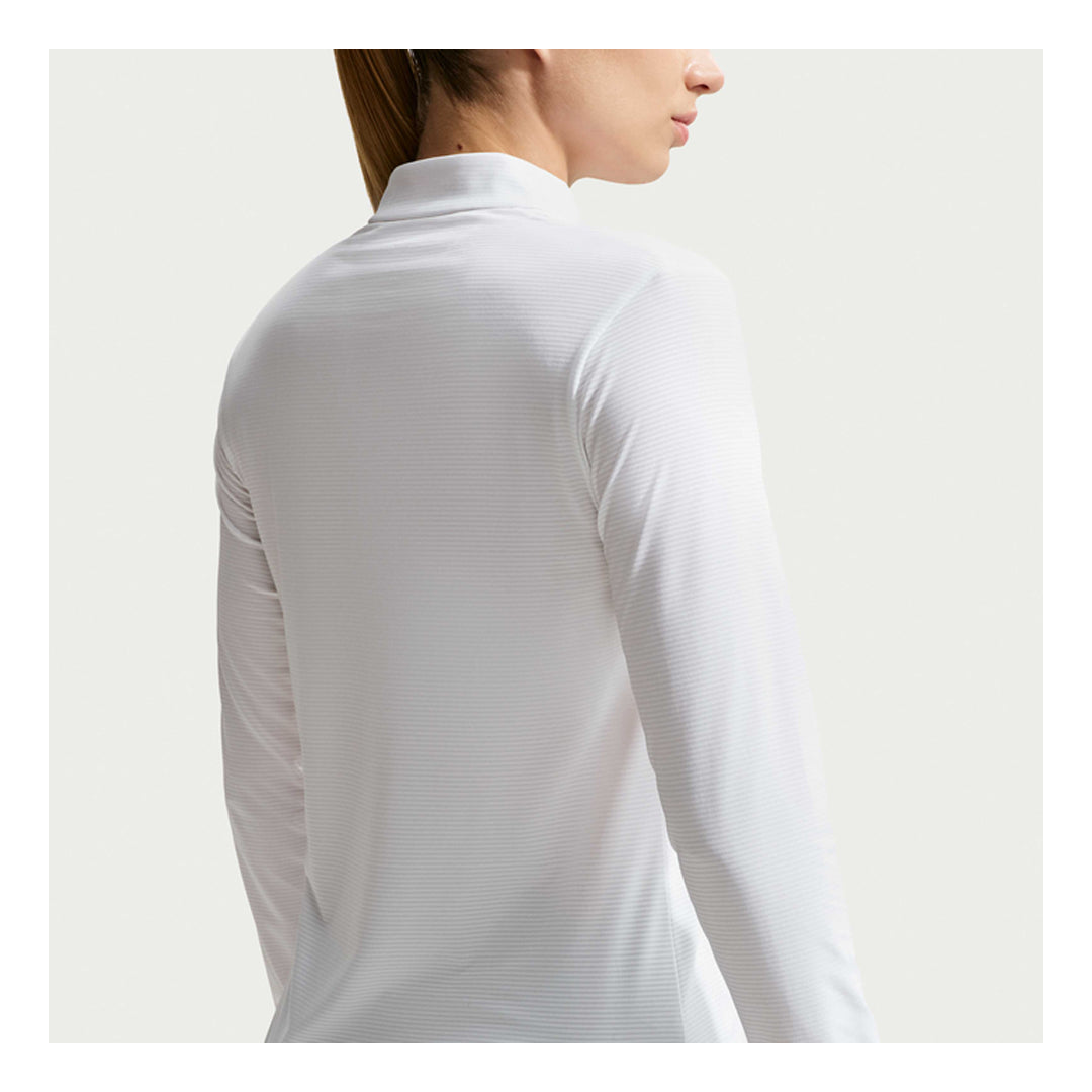 Nike Women's Victory UV 1/2 Long Sleeve Zip - White