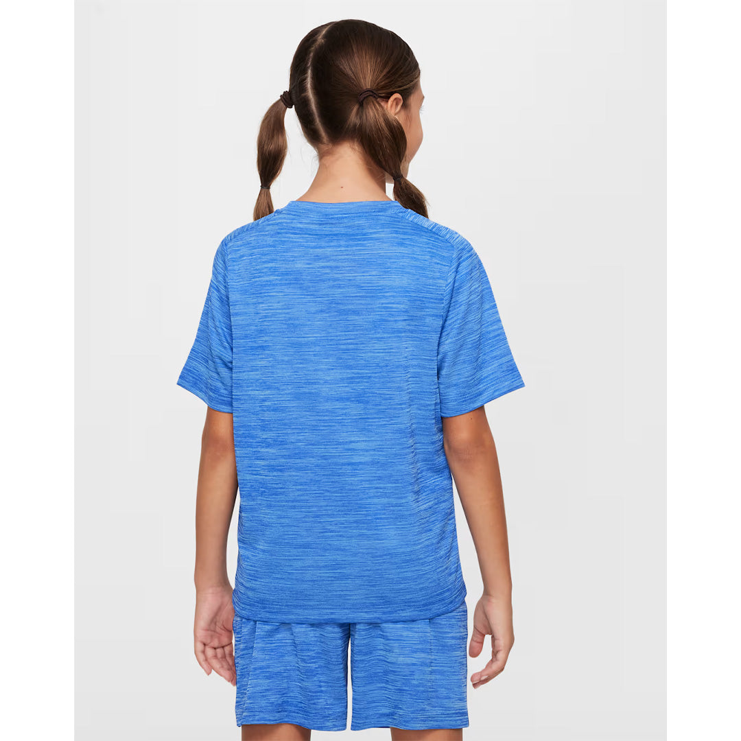 Nike Junior Multi Short Sleeve Tee - Blue Heather