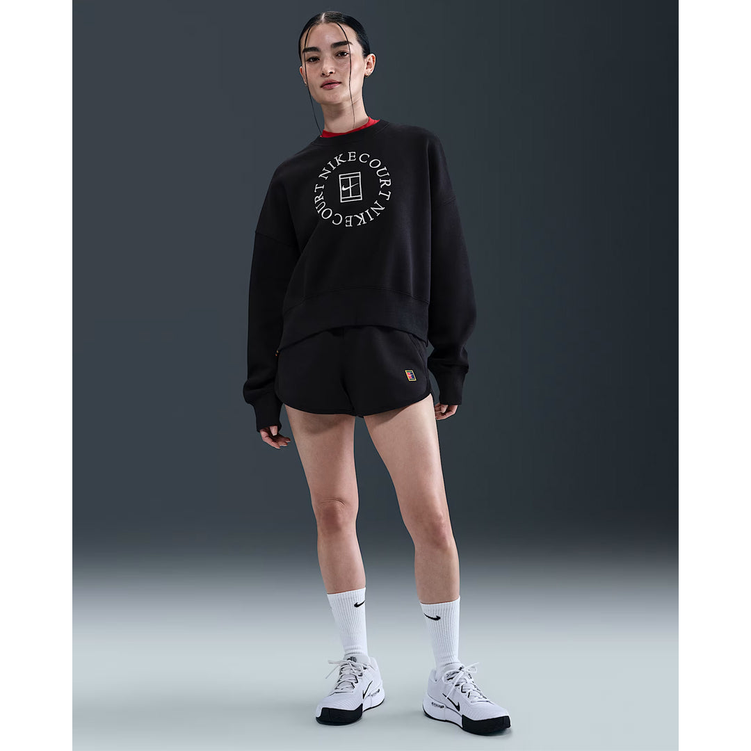 Nike Women's Heritage II Crew Neck Sweater - Black
