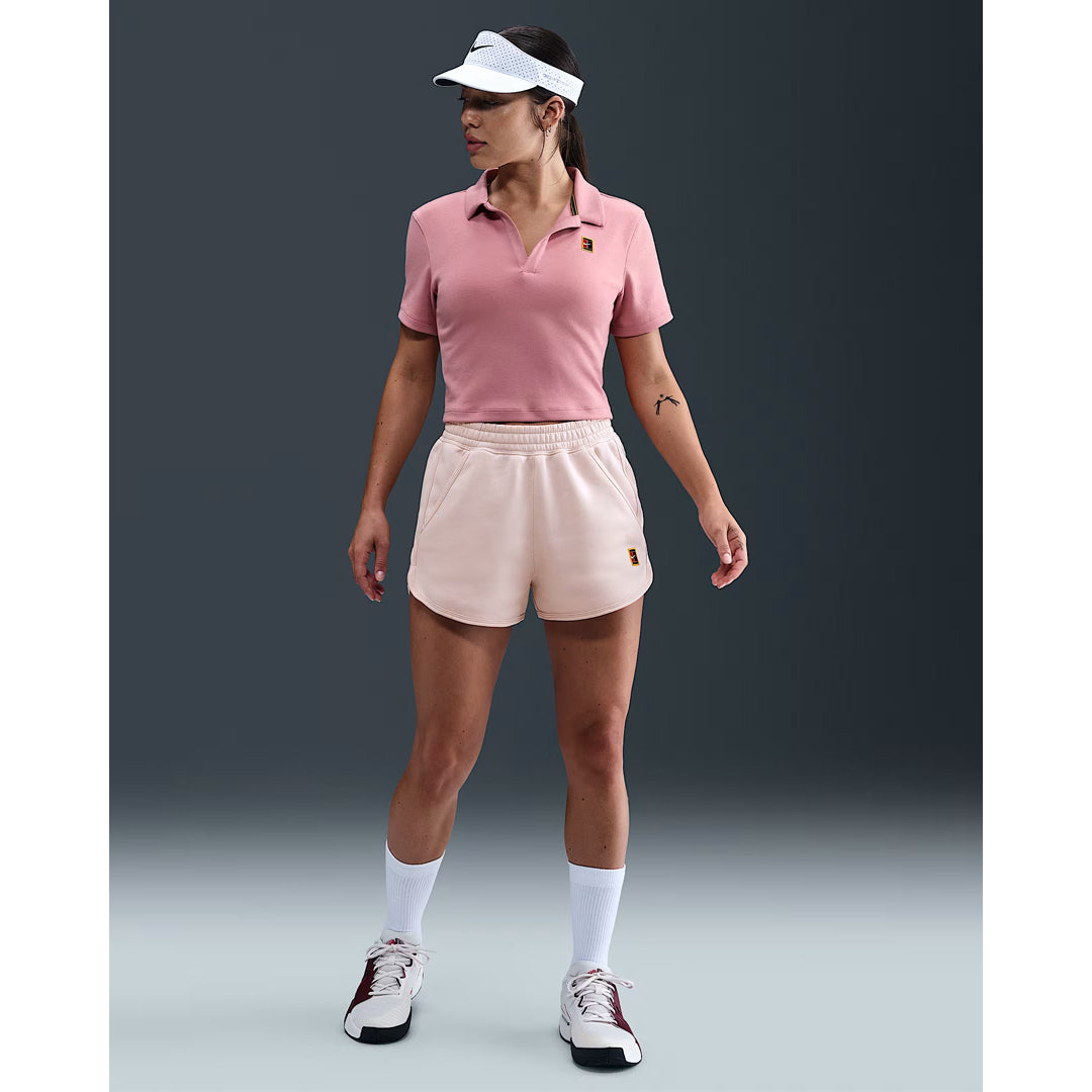 Nike Women's Heritage Fleece Short - Slit Red