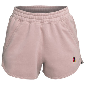 Nike Women's Heritage Fleece Short - Slit Red