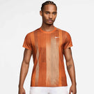 Nike Men's Victory Print Shirt - Campfire Orange