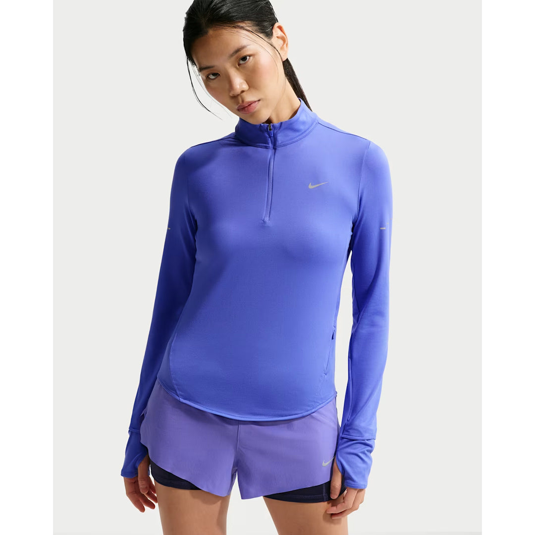 Nike Women's Swift 1/2 Zip Long Sleeve Top - Sapphire