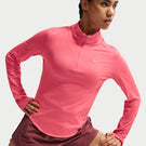 Nike Women's Swift 1/2 Zip Long Sleeve Top - Sea Coral