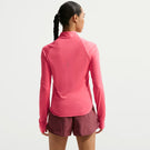 Nike Women's Swift 1/2 Zip Long Sleeve Top - Sea Coral