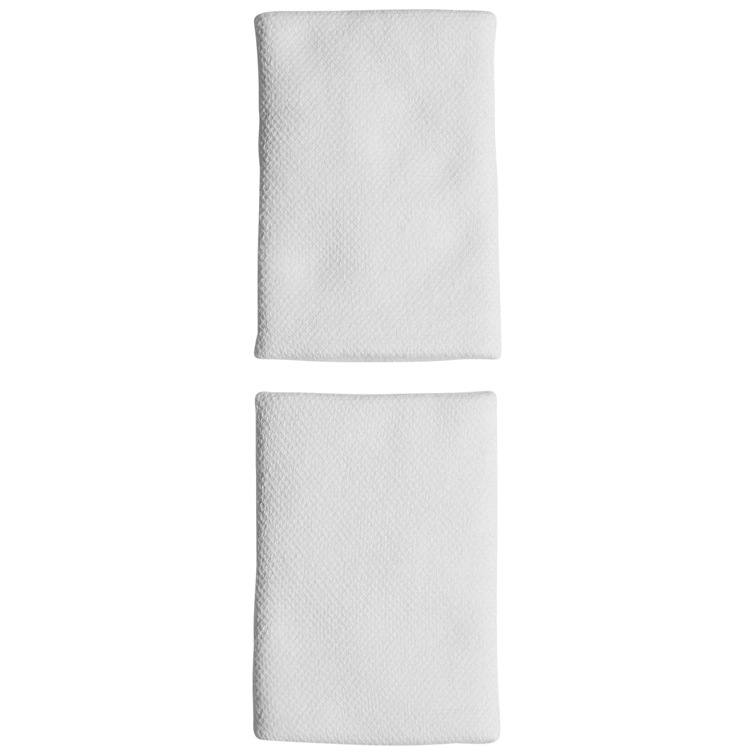 adidas Large Tennis Wristband - White/Black