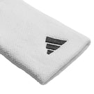 adidas Large Tennis Wristband - White/Black