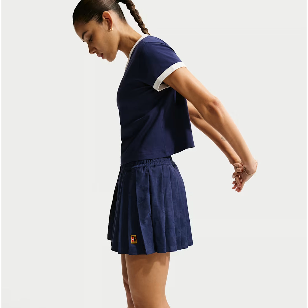 Nike Women's Court High Waist Short - Midnight Navy