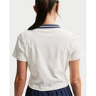 Nike Women's Court Crop Top - Sail/Midnight Navy