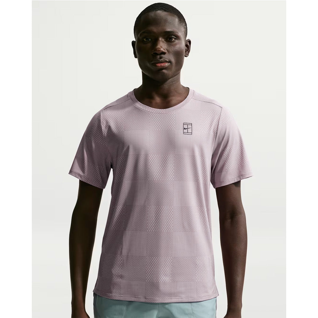 Nike Men's Advantage Print Tee - Light Violet Ore