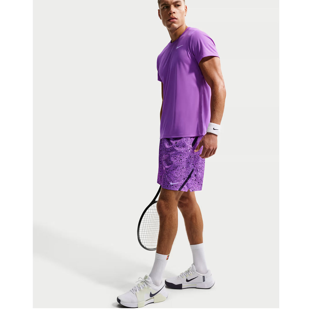 Nike Men's Victory Print 7" Short - Bright Violet