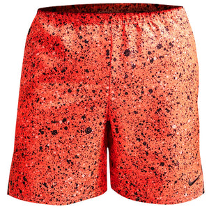 Nike Men's Victory Print 7" Short - Bright Crimson/Black
