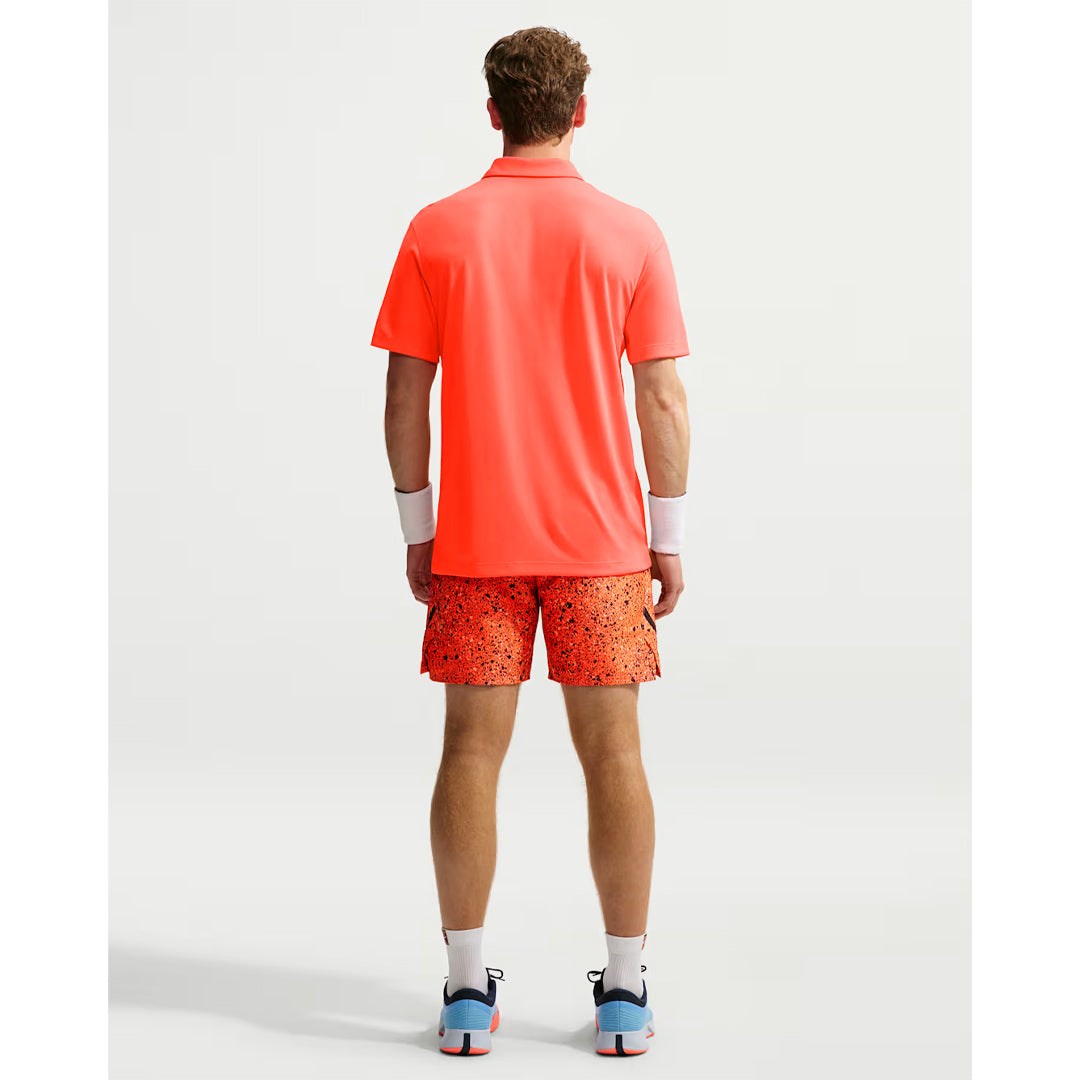 Nike Men's Victory Print 7" Short - Bright Crimson/Black