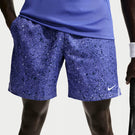 Nike Men's Victory Print 7" Short - Lapis/Light Thistle