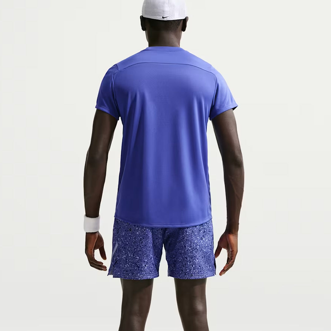 Nike Men's Victory Print 7" Short - Lapis/Light Thistle