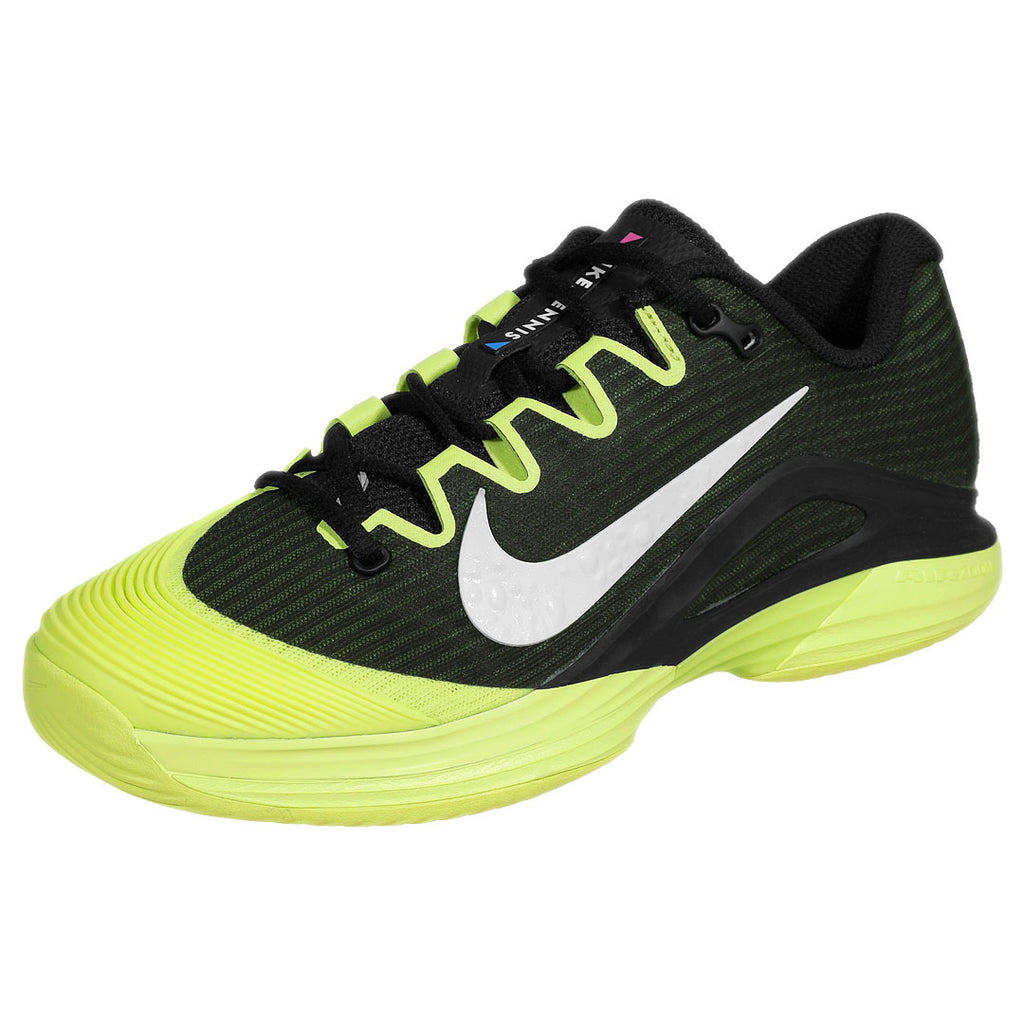 Nike Women's Air Zoom Vapor 12 - Premium - Black/Light Lemon Twist