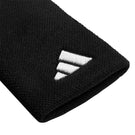 adidas Large Tennis Wristband - Black/White