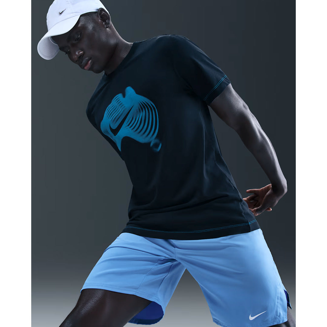 Nike Men's Court OZ Tee - Dark Obsidian/Photo Blue