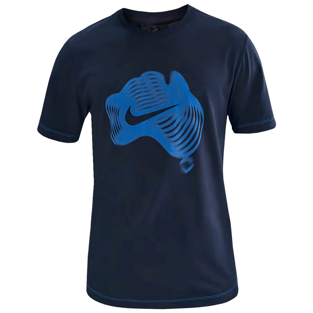 Nike Men's Court OZ Tee - Dark Obsidian/Photo Blue