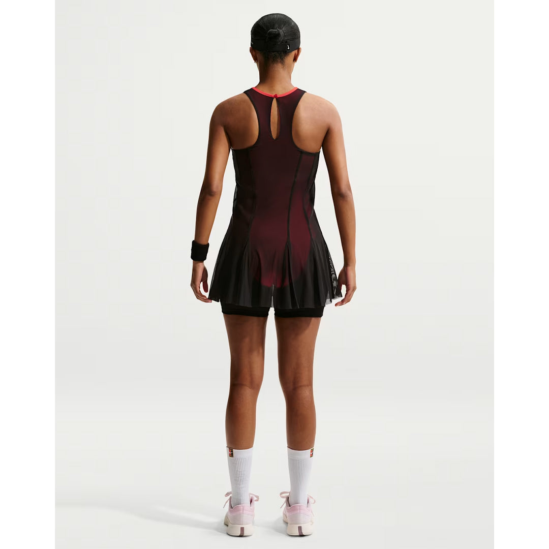 Nike Women's Slam RG Dress - Black/Light Crimson