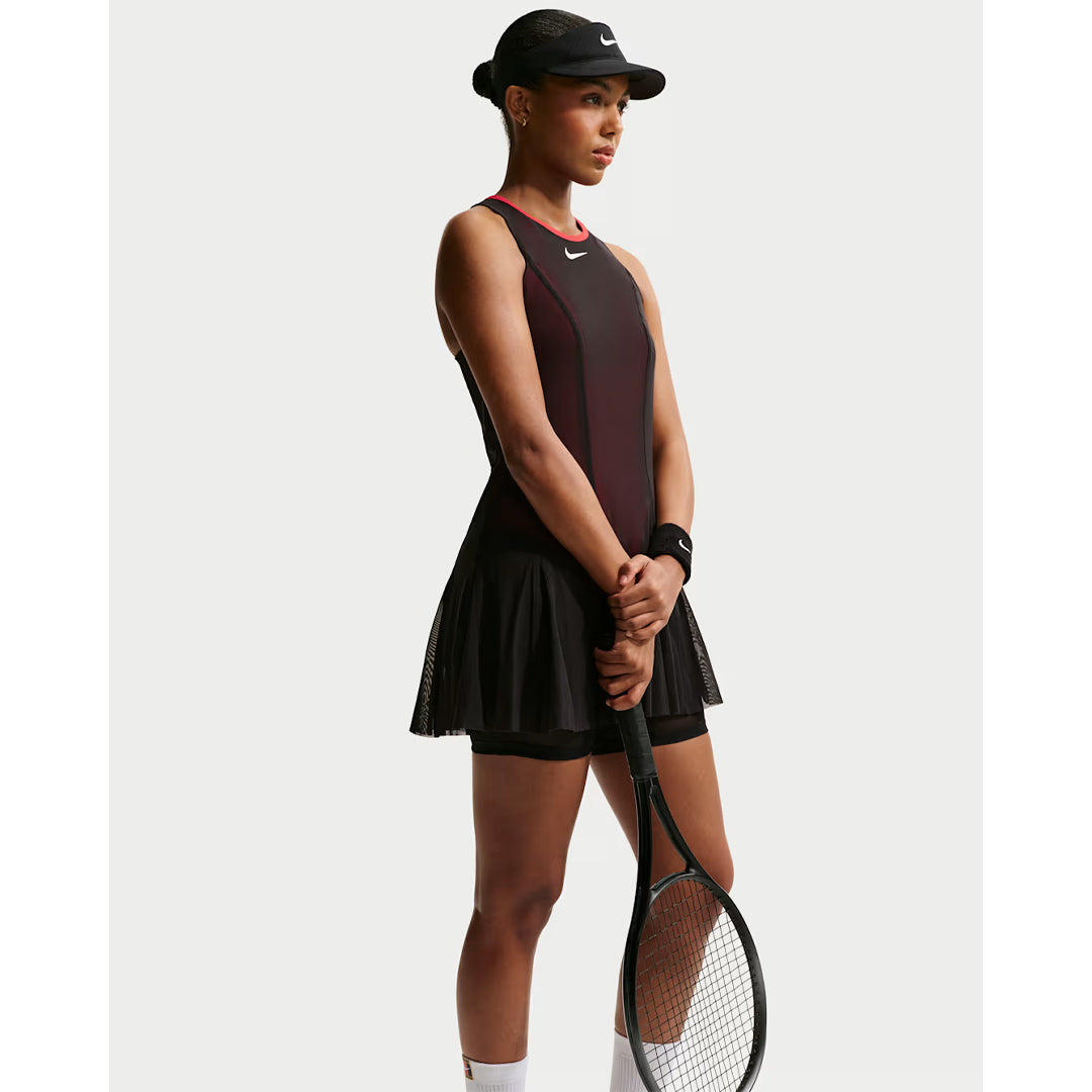 Nike Women's Slam RG Dress - Black/Light Crimson
