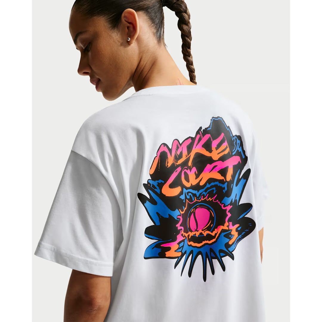 Nike Women's Slam Tee - White/Multi