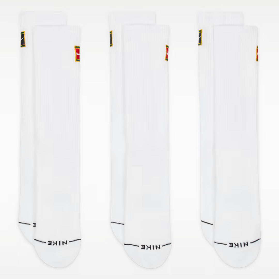 Nike Everyday Elevated Crew 3 Pack Socks - White