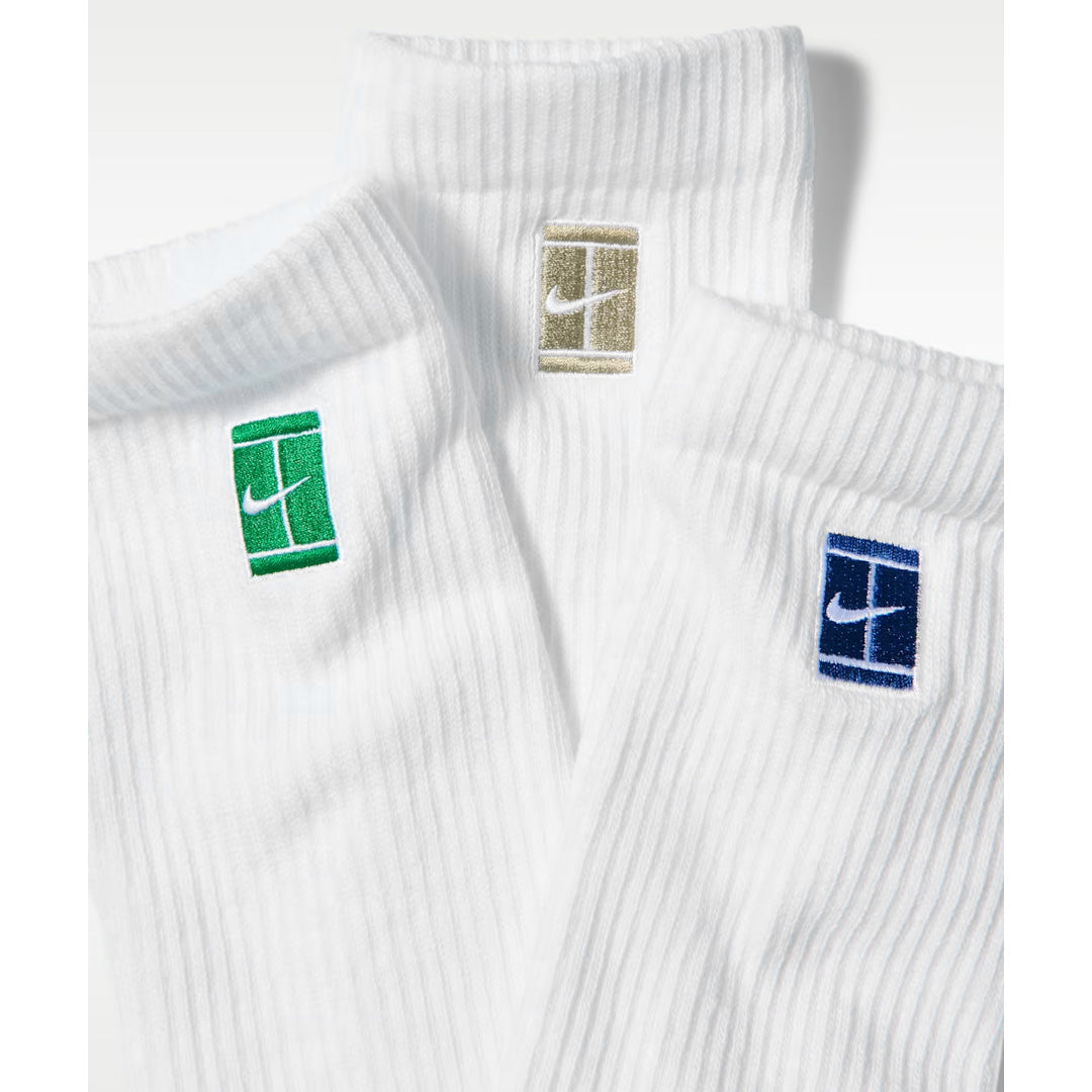 Nike Everyday Elevated Crew 3 Pack Socks - White/Multi