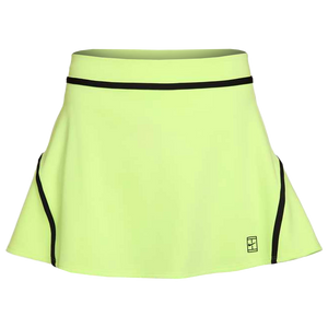 Nike Women's Advantage Novelty Skort - Light Lemon Twist/Black