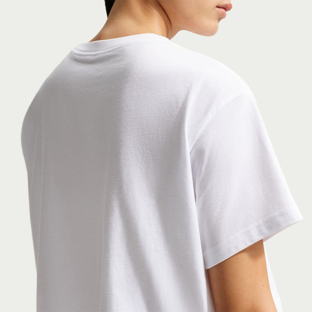 Nike Women's Slam Crop Tee - White