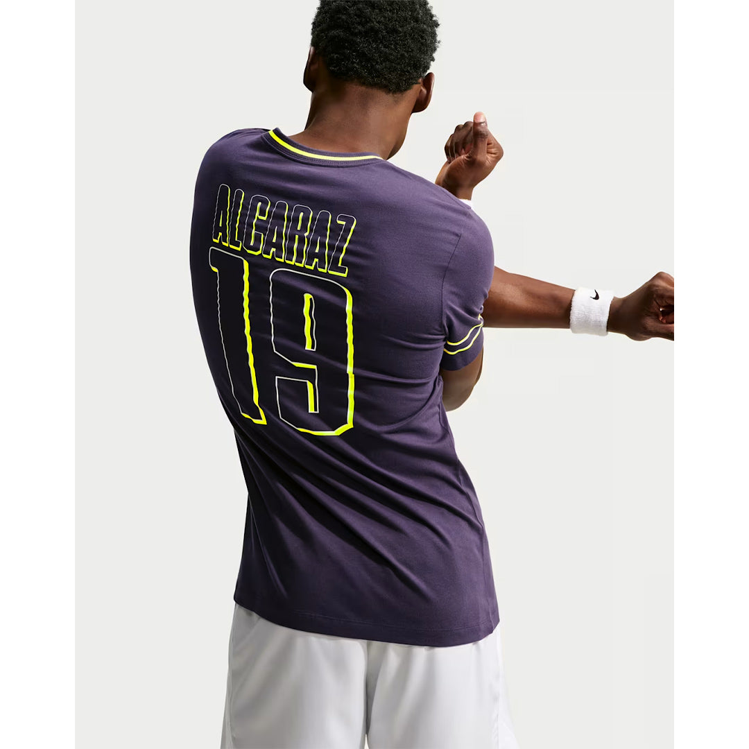 Nike Men's Slam US Open Carlos Alcaraz Tee - Purple Dynasty