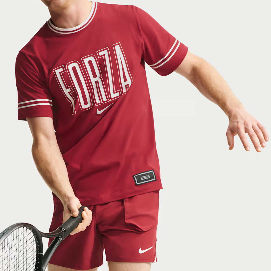 Nike Men's Slam US Open Jannik Tee - Team Red