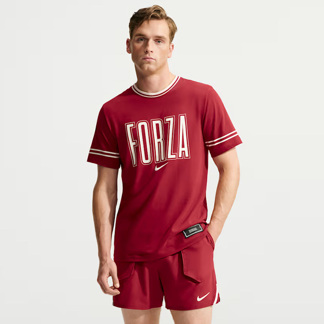 Nike Men's Slam US Open Jannik Tee - Team Red
