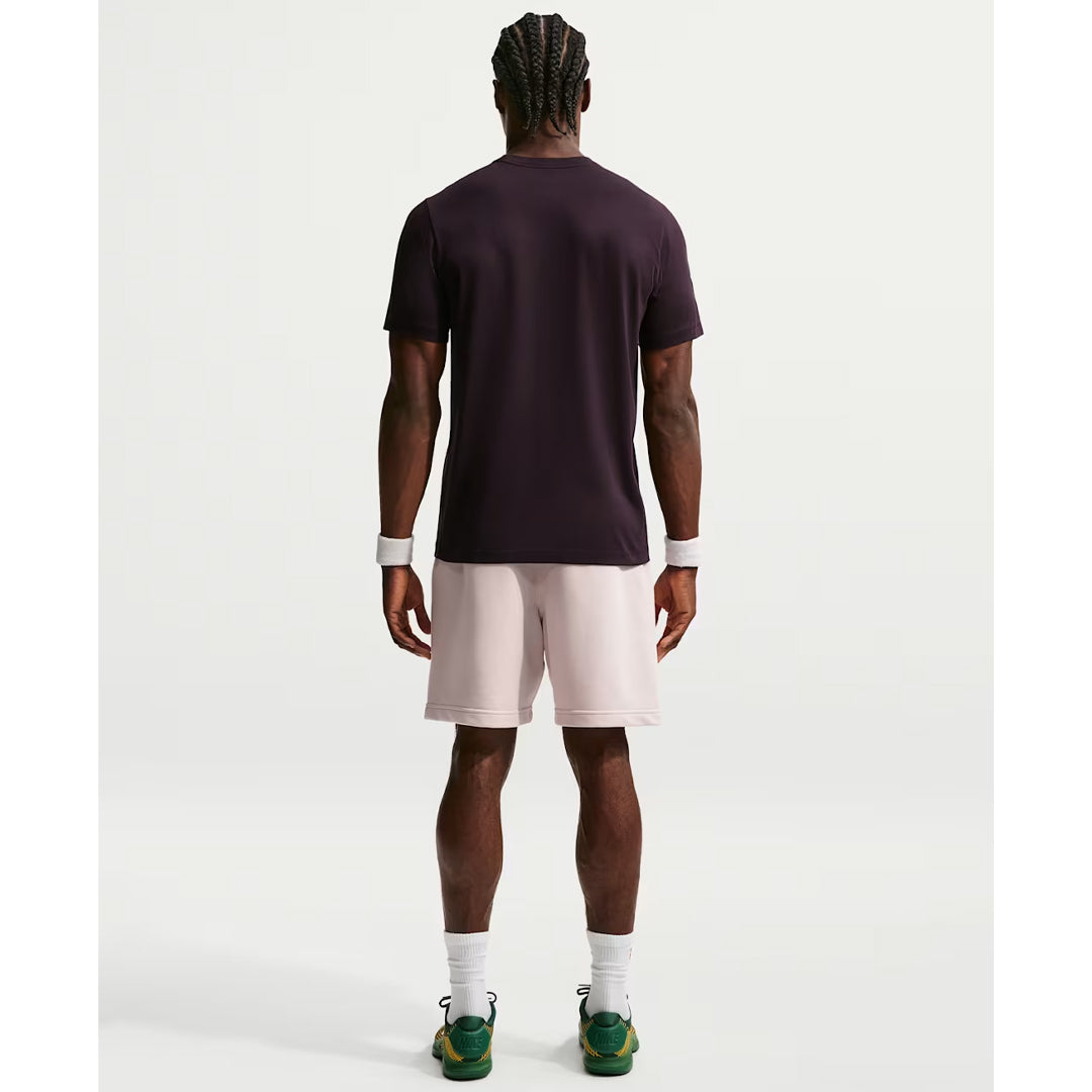 Nike Men's Court Heritage Tee - Burgundy Ash