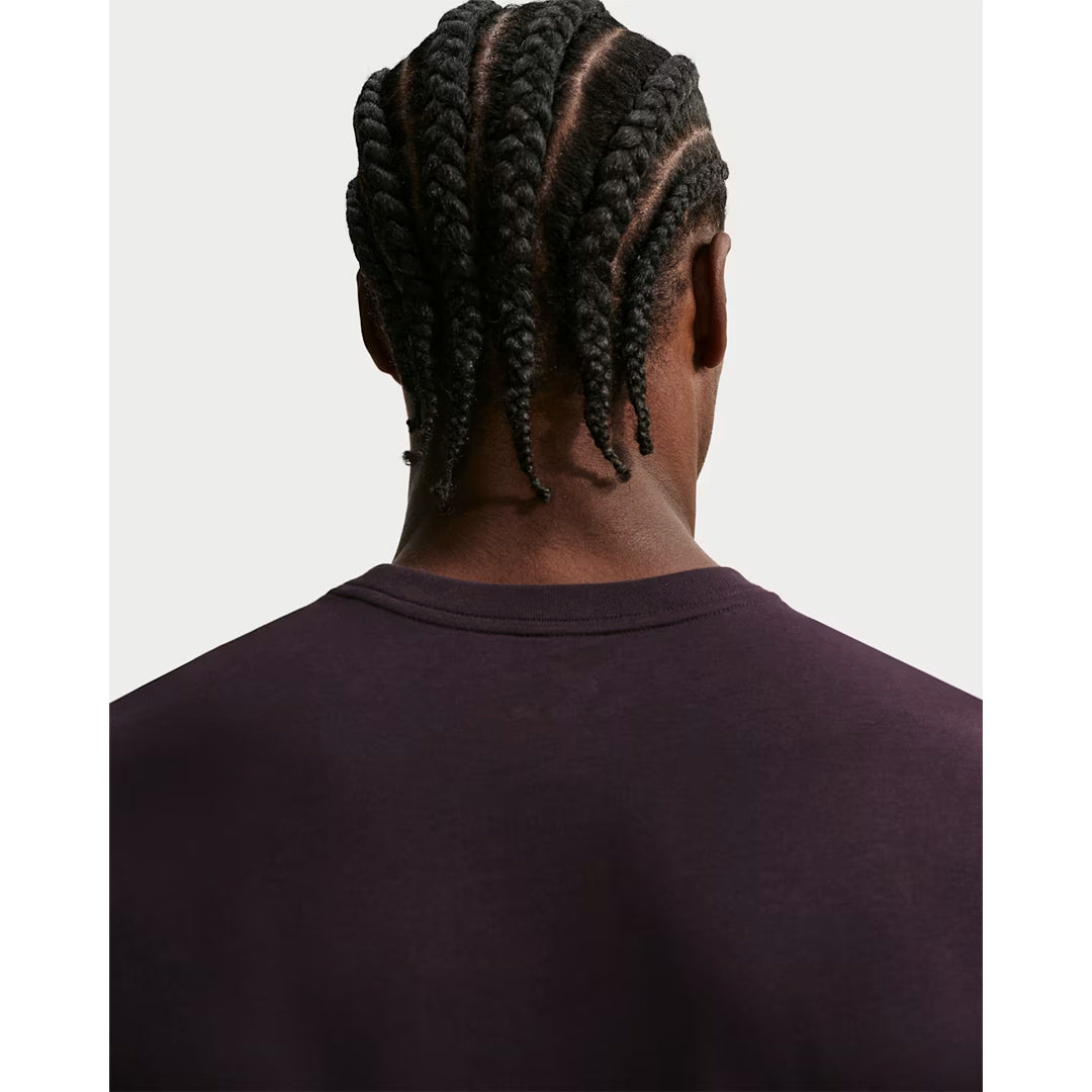 Nike Men's Court Heritage Tee - Burgundy Ash