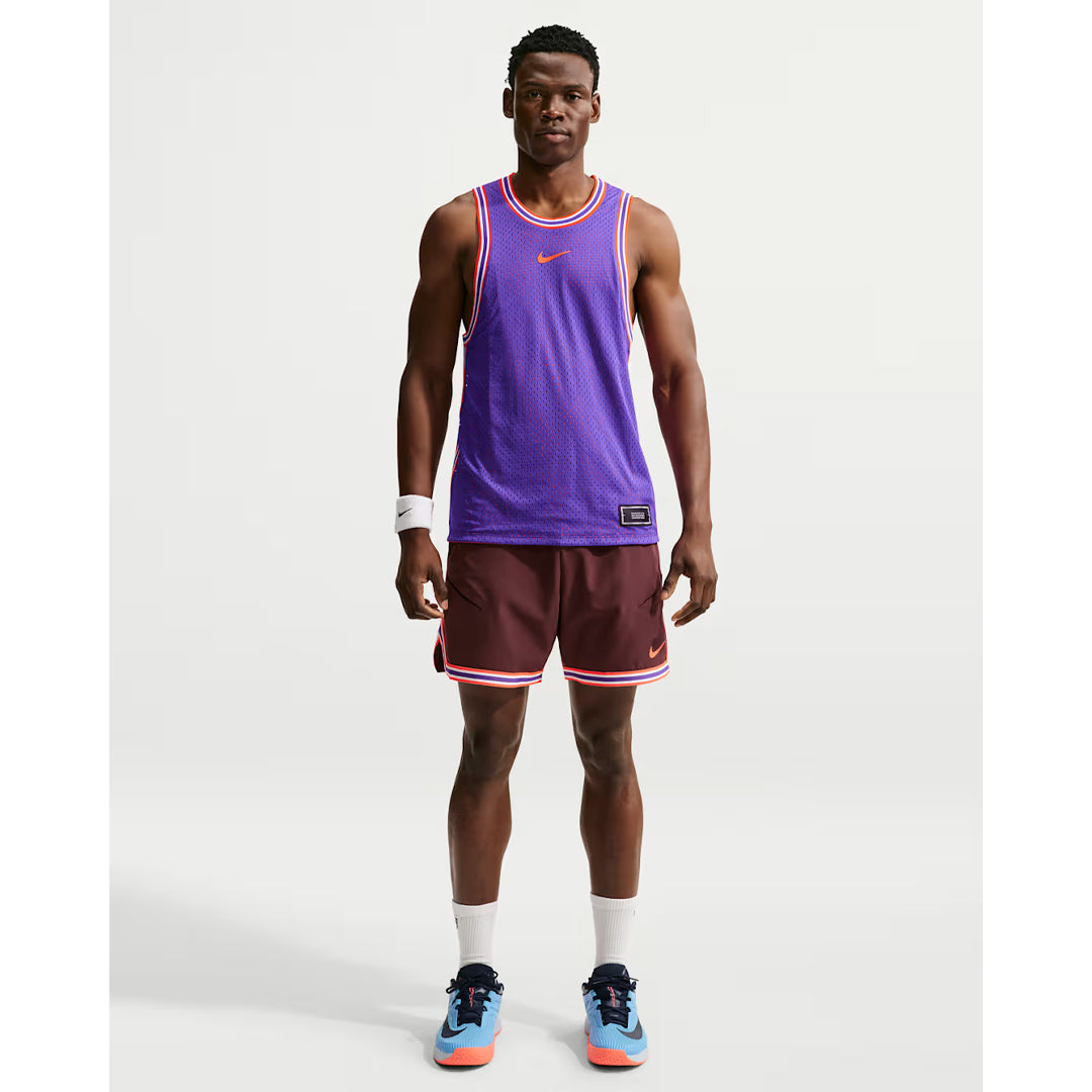 Nike Men's Slam New York U1 Tank - Dark Concord/Bright Crimson