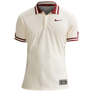 Nike Men's Slam New York U2 Polo - Pale Ivory/Team Red