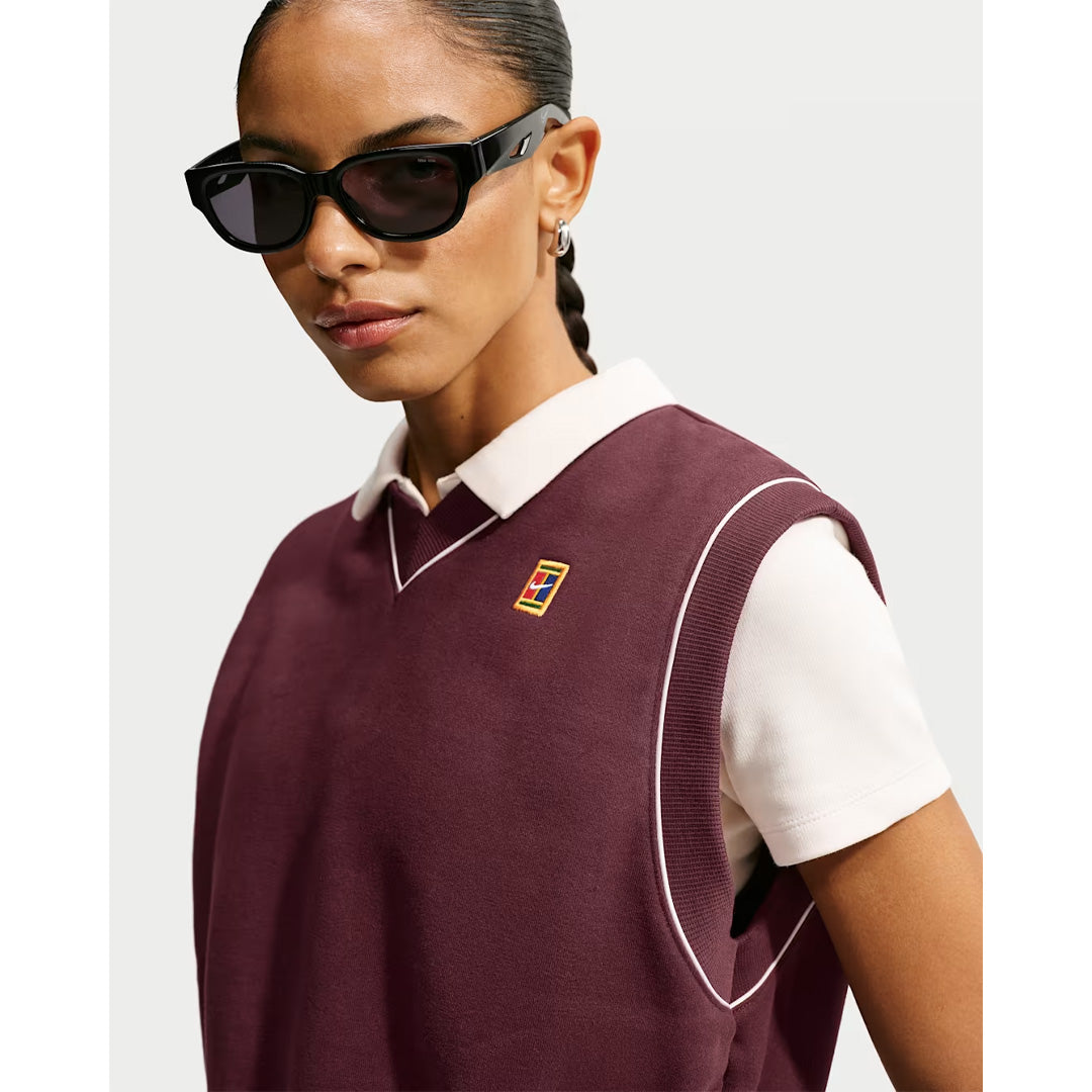 Nike Women's Court Fleece Vest - Mystic Dates