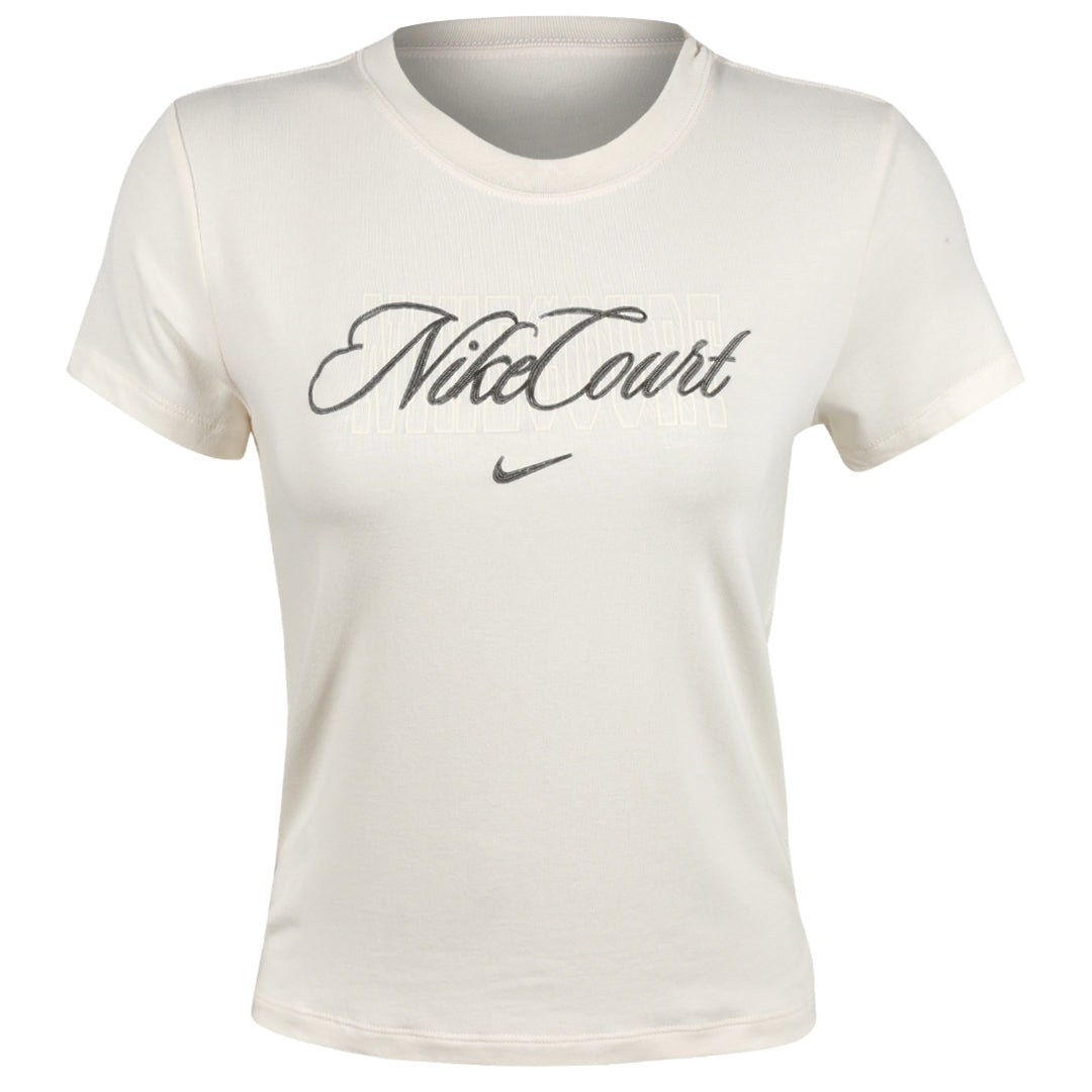 Nike Women's Court Heritage Tee - Chalk