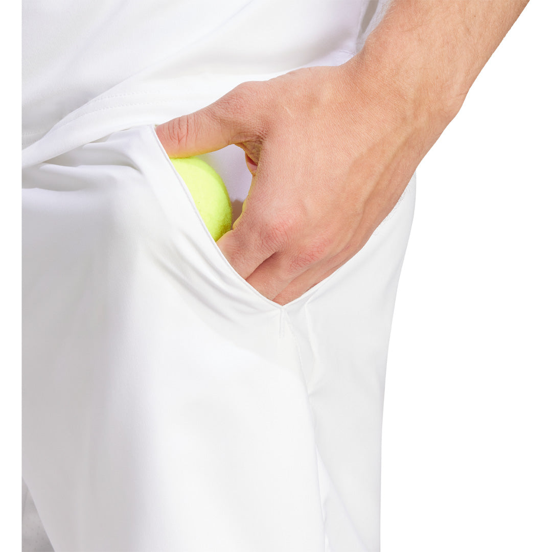 adidas Men's Club 2 In 1 Short - White