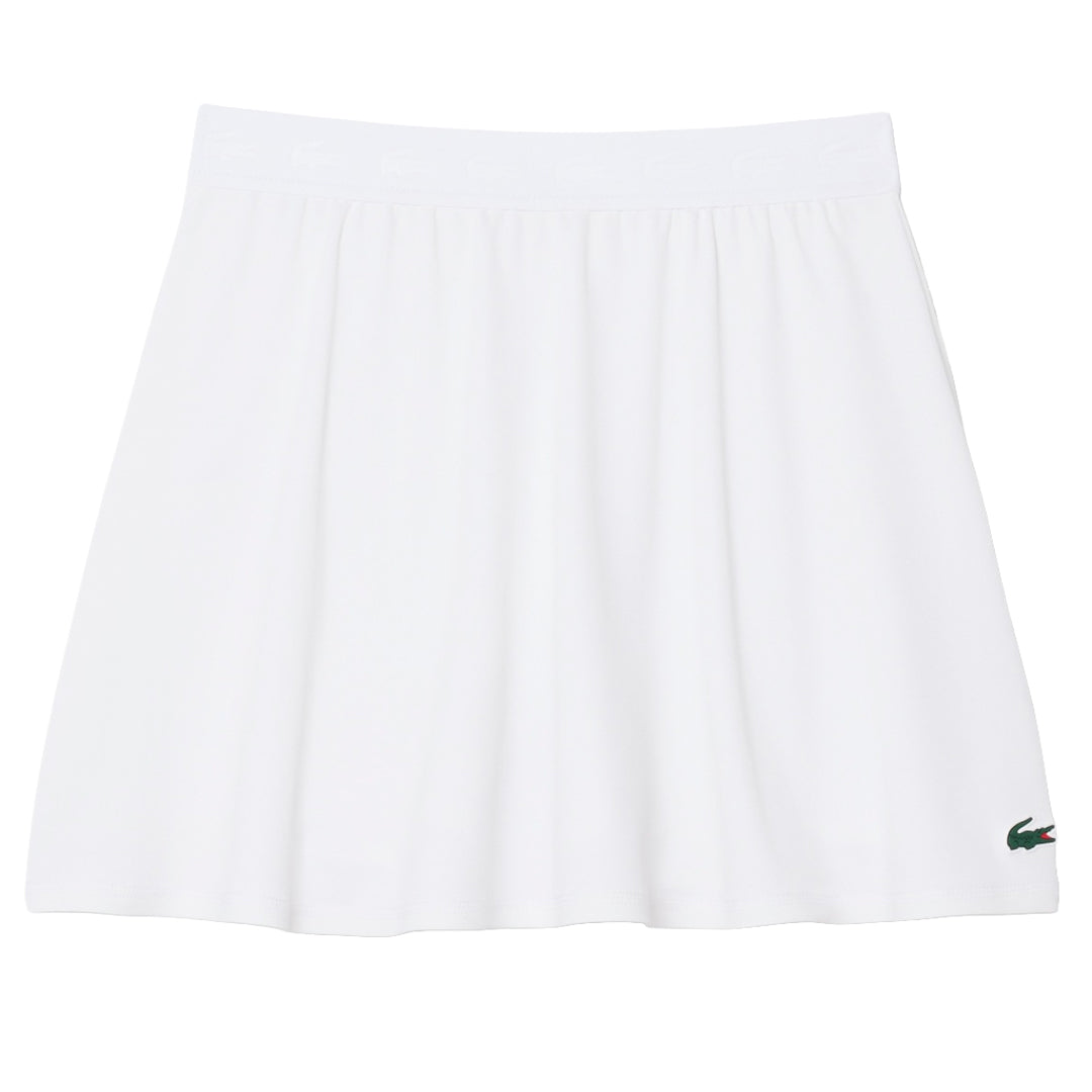 Lacoste Women's Ultra Dry Stretch Pique Skort - White
