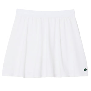Lacoste Women's Ultra Dry Stretch Pique Skort - White