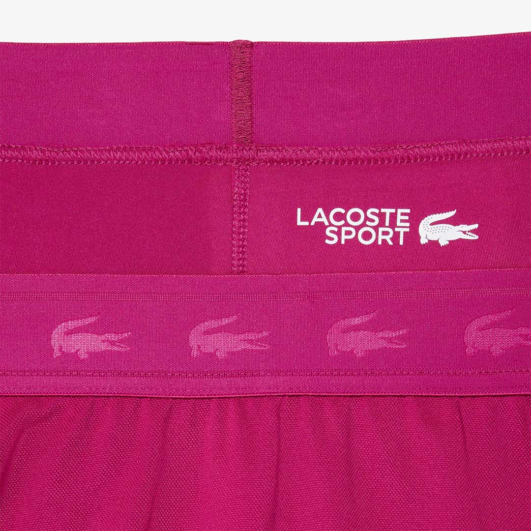Lacoste Women's Ultra Dry Stretch Pique Skort - Rubine Red
