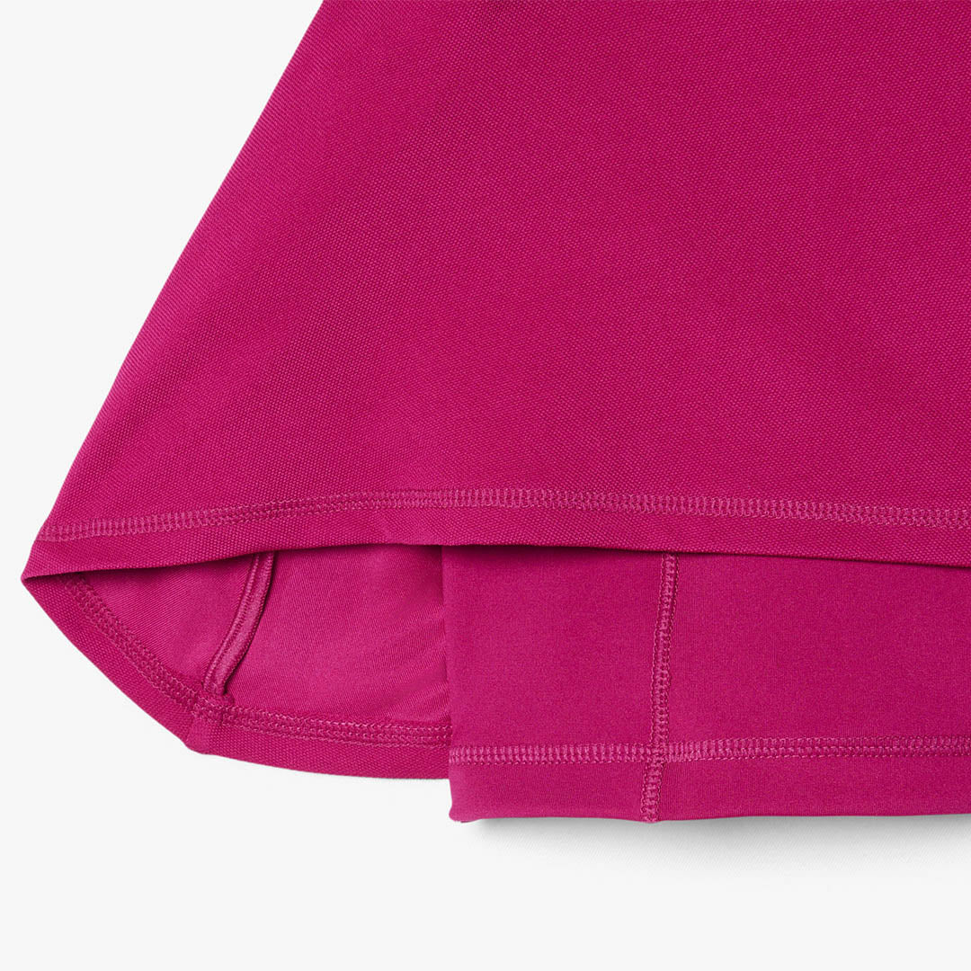 Lacoste Women's Ultra Dry Stretch Pique Skort - Rubine Red
