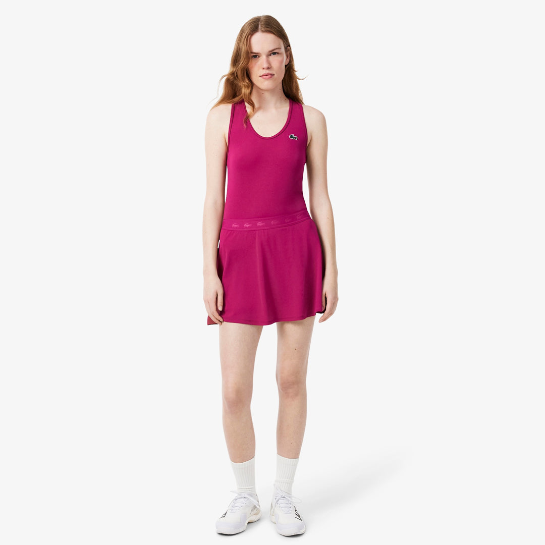 Lacoste Women's Ultra Dry Stretch Pique Skort - Rubine Red